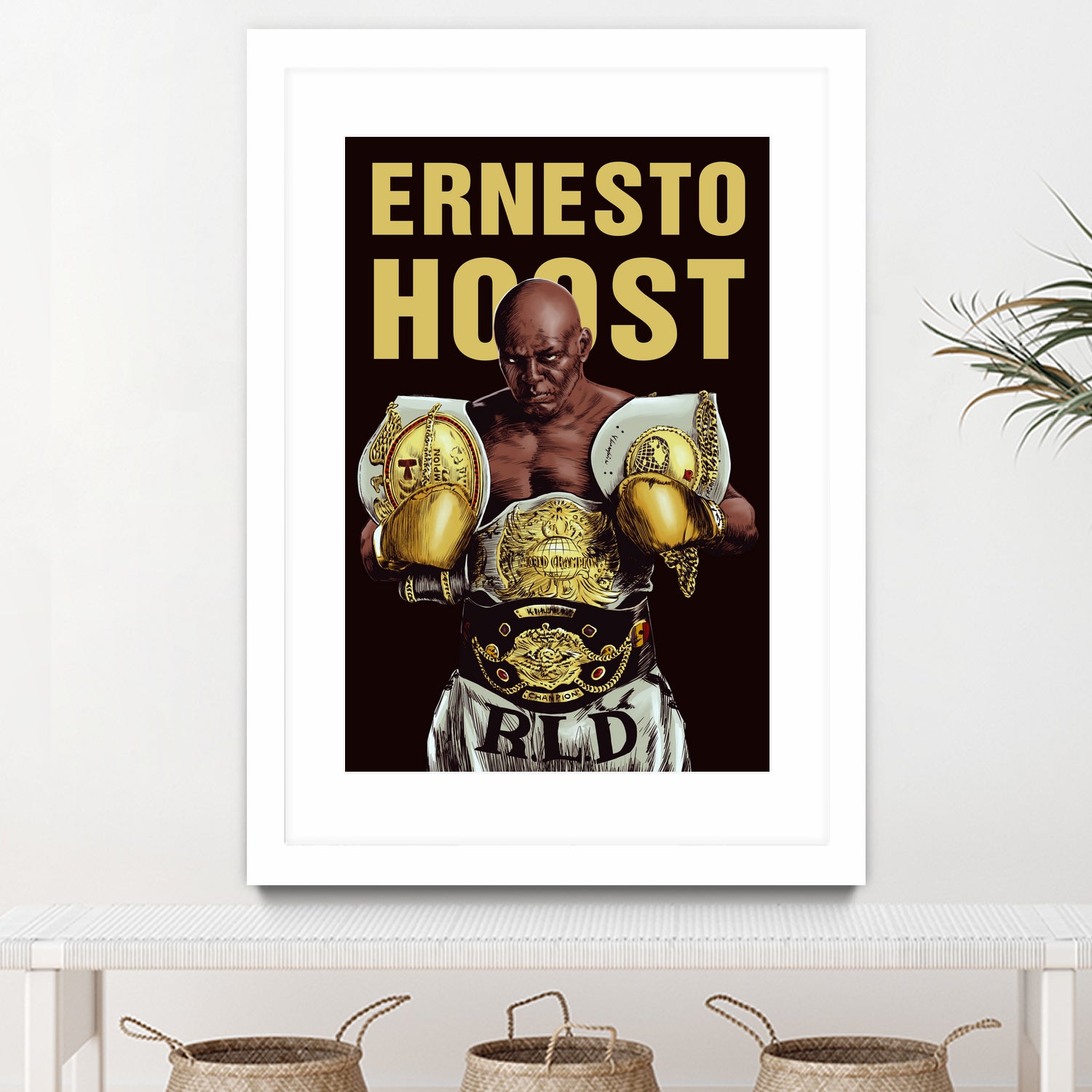 ERNESTO HOOST by Paola Morpheus on GIANT ART - yellow digital painting