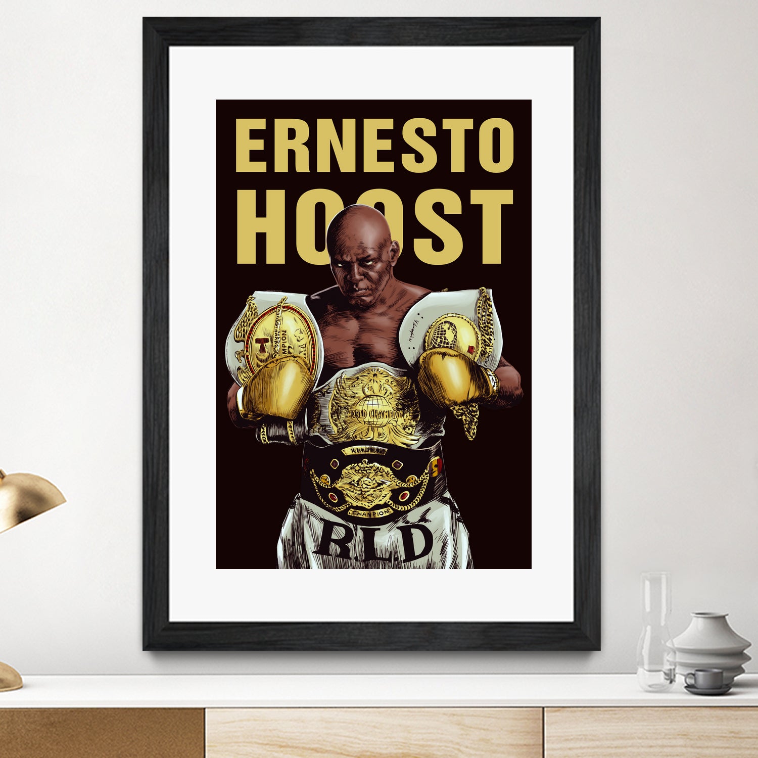 ERNESTO HOOST by Paola Morpheus on GIANT ART - yellow digital painting