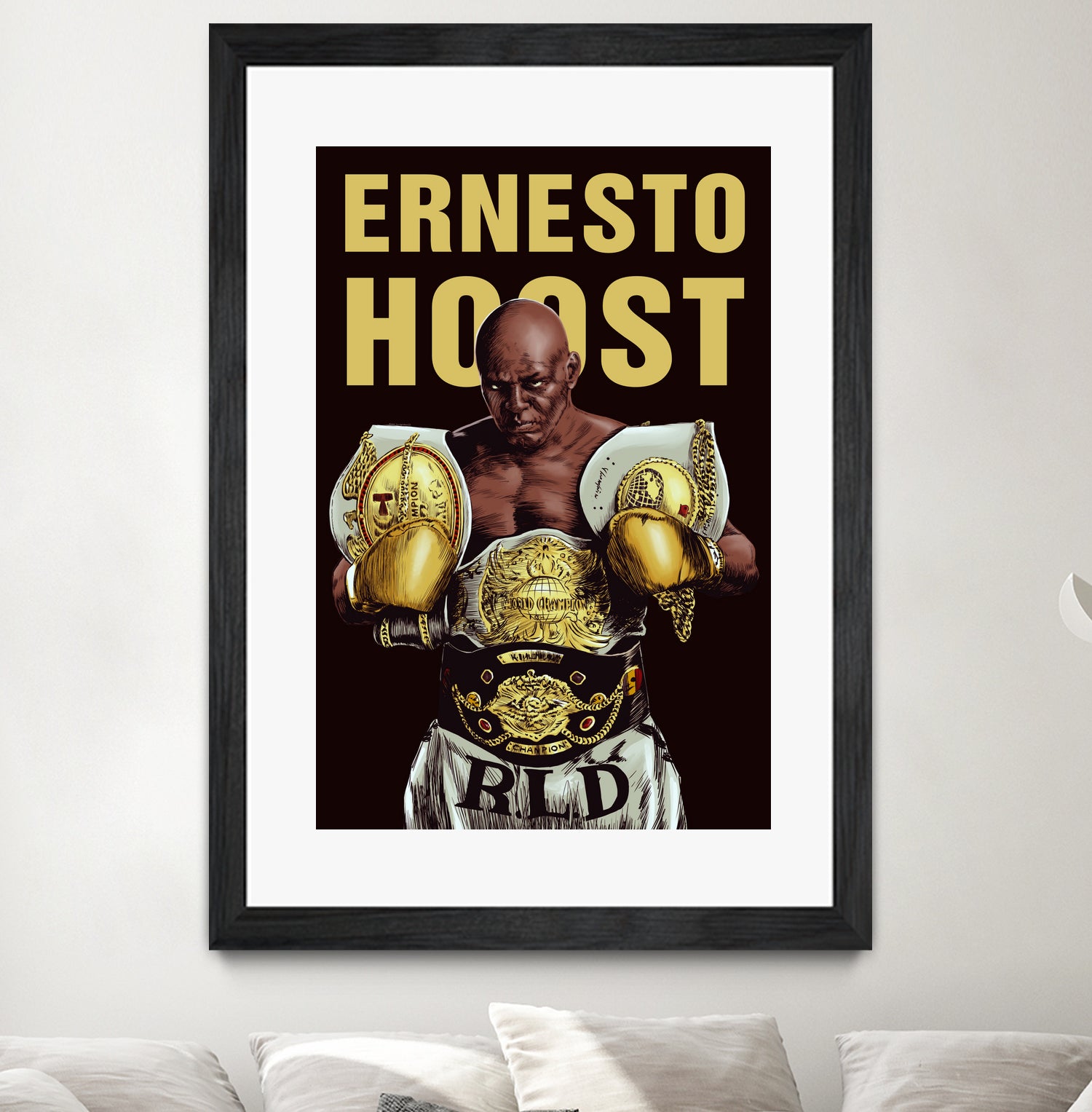 ERNESTO HOOST by Paola Morpheus on GIANT ART - yellow digital painting