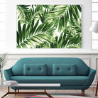 Palm Leaves Pattern Love 2 by Anitas Bellas Art on GIANT ART - coastal