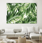 Palm Leaves Pattern Love 2 by Anitas Bellas Art on GIANT ART - coastal