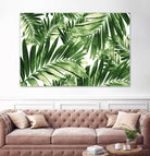 Palm Leaves Pattern Love 2 by Anitas Bellas Art on GIANT ART - coastal