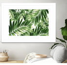 Palm Leaves Pattern Love 2 by Anitas Bellas Art on GIANT ART - coastal