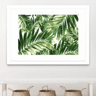 Palm Leaves Pattern Love 2 by Anitas Bellas Art on GIANT ART - coastal