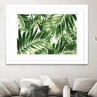 Palm Leaves Pattern Love 2 by Anitas Bellas Art on GIANT ART - coastal