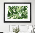 Palm Leaves Pattern Love 2 by Anitas Bellas Art on GIANT ART - coastal