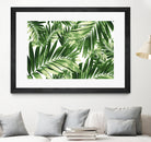 Palm Leaves Pattern Love 2 by Anitas Bellas Art on GIANT ART - coastal