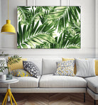 Palm Leaves Pattern Love 2 by Anitas Bellas Art on GIANT ART - coastal