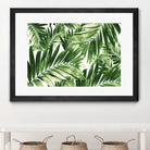 Palm Leaves Pattern Love 2 by Anitas Bellas Art on GIANT ART - coastal