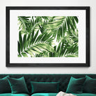 Palm Leaves Pattern Love 2 by Anitas Bellas Art on GIANT ART - coastal