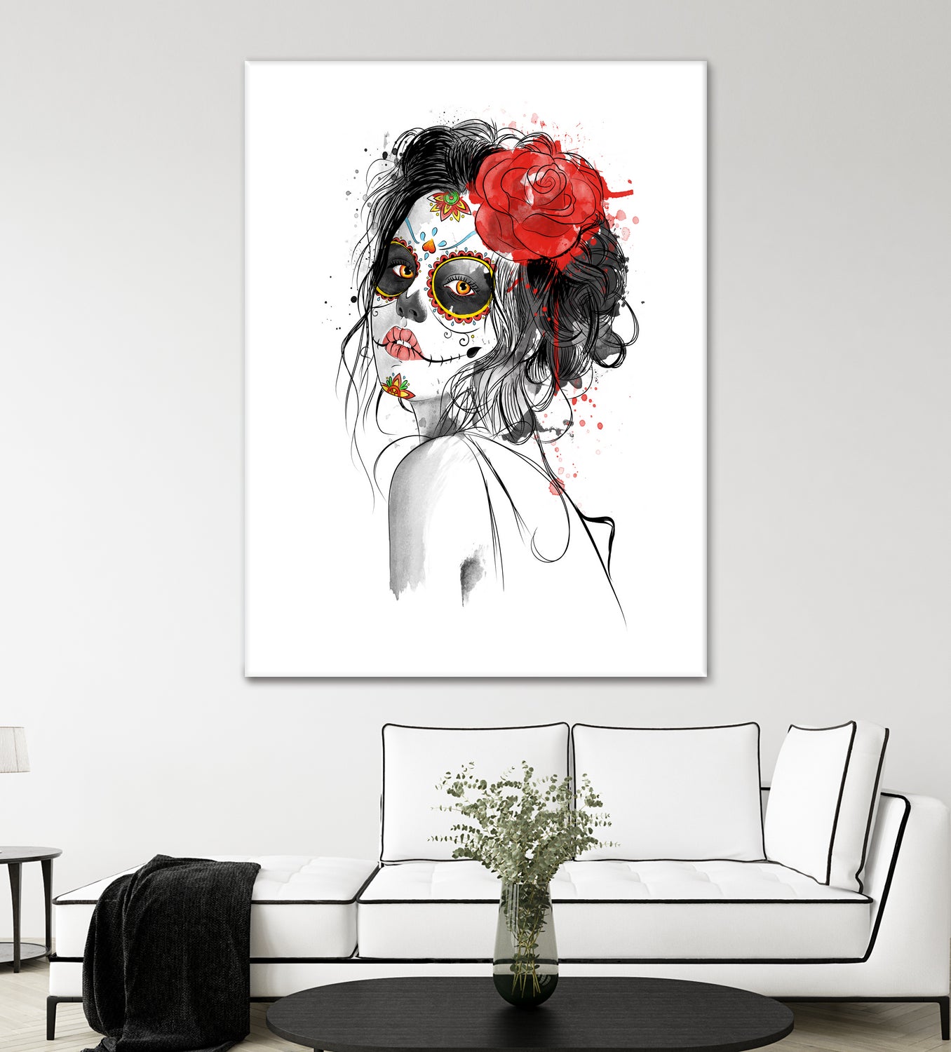 Dia de los Muertos by Antonio Camarena on GIANT ART - white digital painting