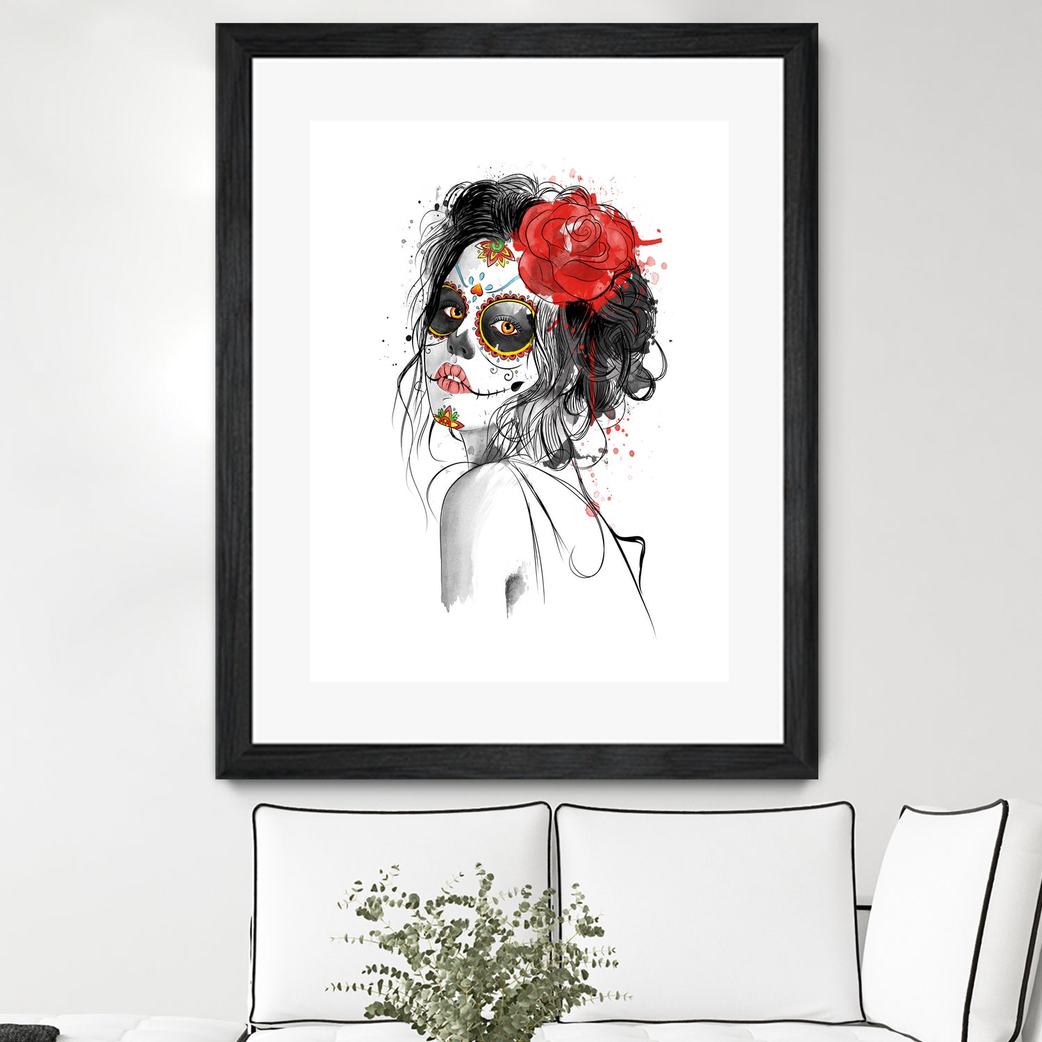 Dia de los Muertos by Antonio Camarena on GIANT ART - white digital painting