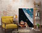 Father Son Bonding by Jonas Haeg on GIANT ART - blue photo manipulation