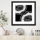 Gray Black White Agate Glitter Glamor #7 #gem #decor #art by Anita & Bella Jantz on GIANT ART - black photo illustration