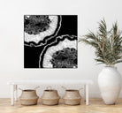 Gray Black White Agate Glitter Glamor #7 #gem #decor #art by Anita & Bella Jantz on GIANT ART - black photo illustration