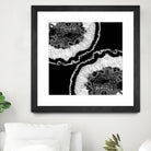 Gray Black White Agate Glitter Glamor #7 #gem #decor #art by Anita & Bella Jantz on GIANT ART - black photo illustration