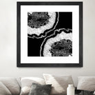 Gray Black White Agate Glitter Glamor #7 #gem #decor #art by Anita & Bella Jantz on GIANT ART - black photo illustration