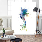 Koi Fish by Monn Print on GIANT ART - white digital painting