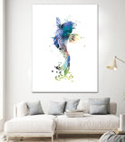 Koi Fish by Monn Print on GIANT ART - white digital painting