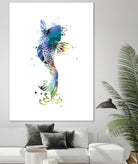 Koi Fish by Monn Print on GIANT ART - white digital painting