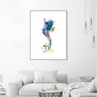 Koi Fish by Monn Print on GIANT ART - white digital painting