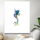 Koi Fish by Monn Print on GIANT ART - white digital painting