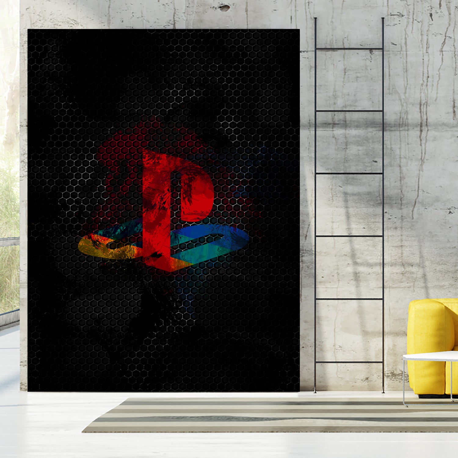 PlayStation dark splatter by Jurijs Permanickis on GIANT ART - black digital painting