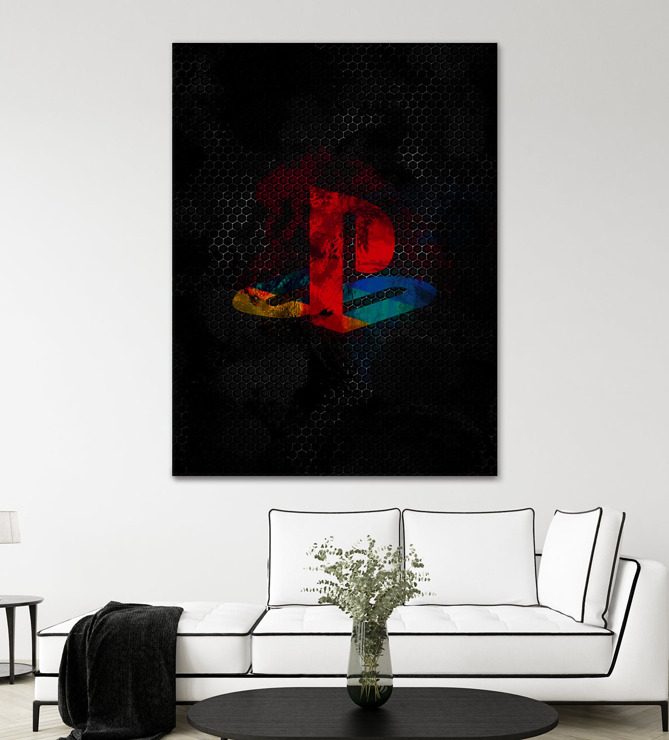 PlayStation dark splatter by Jurijs Permanickis on GIANT ART - black digital painting