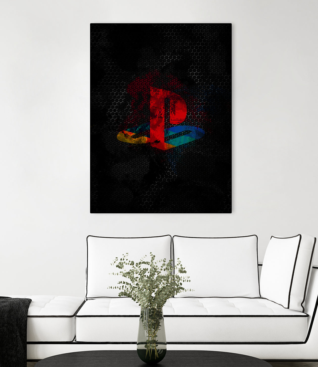 PlayStation dark splatter by Jurijs Permanickis on GIANT ART - black digital painting