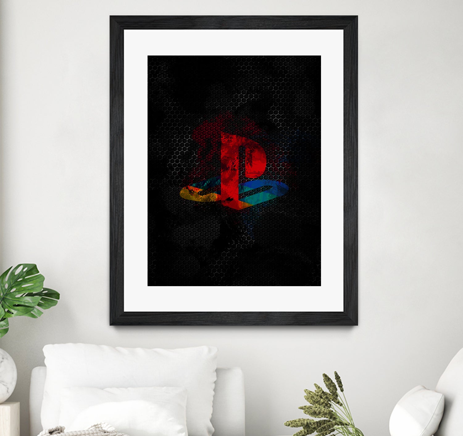 PlayStation dark splatter by Jurijs Permanickis on GIANT ART - black digital painting