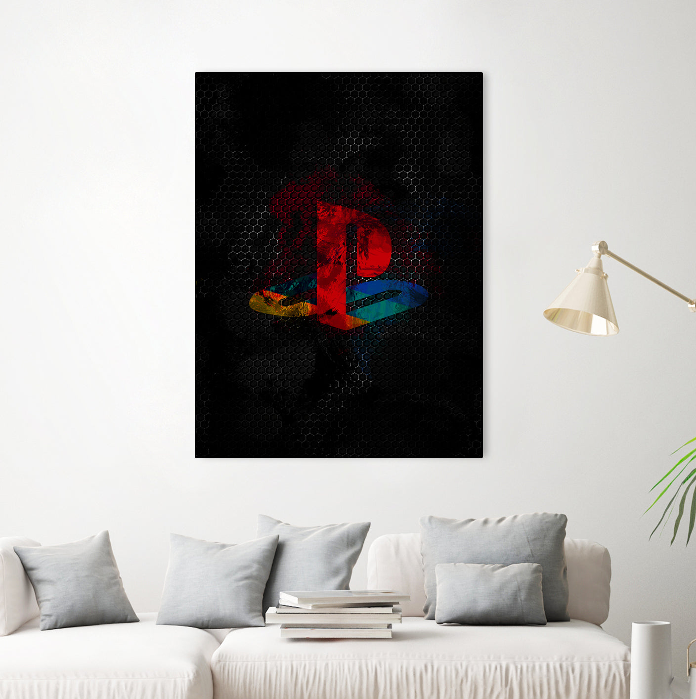 PlayStation dark splatter by Jurijs Permanickis on GIANT ART - black digital painting