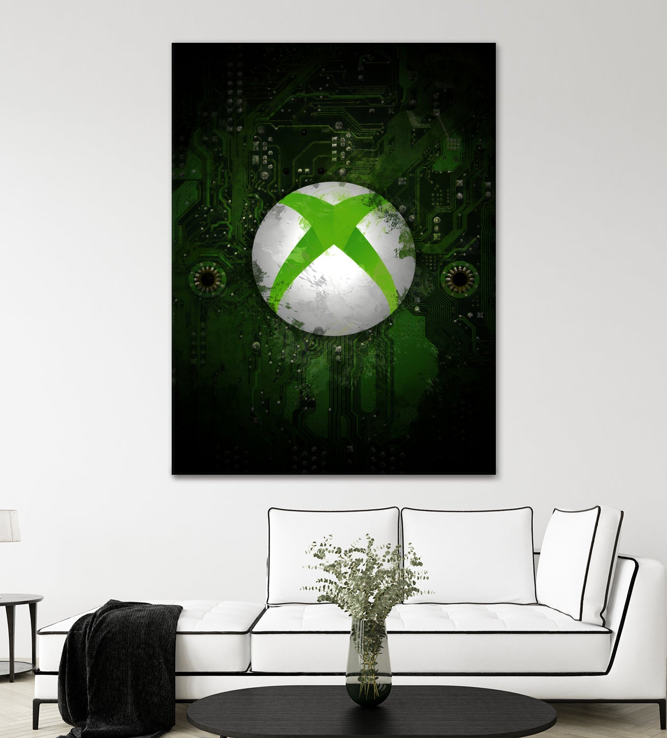 Xbox dark splatter by Jurijs Permanickis on GIANT ART - green digital painting