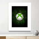 Xbox dark splatter by Jurijs Permanickis on GIANT ART - green digital painting