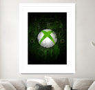 Xbox dark splatter by Jurijs Permanickis on GIANT ART - green digital painting