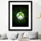 Xbox dark splatter by Jurijs Permanickis on GIANT ART - green digital painting