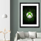 Xbox dark splatter by Jurijs Permanickis on GIANT ART - green digital painting