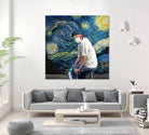 Street Art (Van Gogh) by Mehmet Geren on GIANT ART - blue photo manipulation