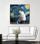 Street Art (Van Gogh) by Mehmet Geren on GIANT ART - blue photo manipulation