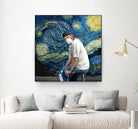 Street Art (Van Gogh) by Mehmet Geren on GIANT ART - blue photo manipulation