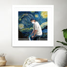 Street Art (Van Gogh) by Mehmet Geren on GIANT ART - blue photo manipulation