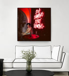 Stop Thinking, Start Drinking! by Mehmet Geren on GIANT ART - red photo manipulation