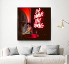 Stop Thinking, Start Drinking! by Mehmet Geren on GIANT ART - red photo manipulation