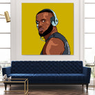 lebronjames by Ed Demetrius on GIANT ART - black digital drawing