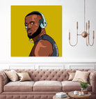 lebronjames by Ed Demetrius on GIANT ART - black digital drawing