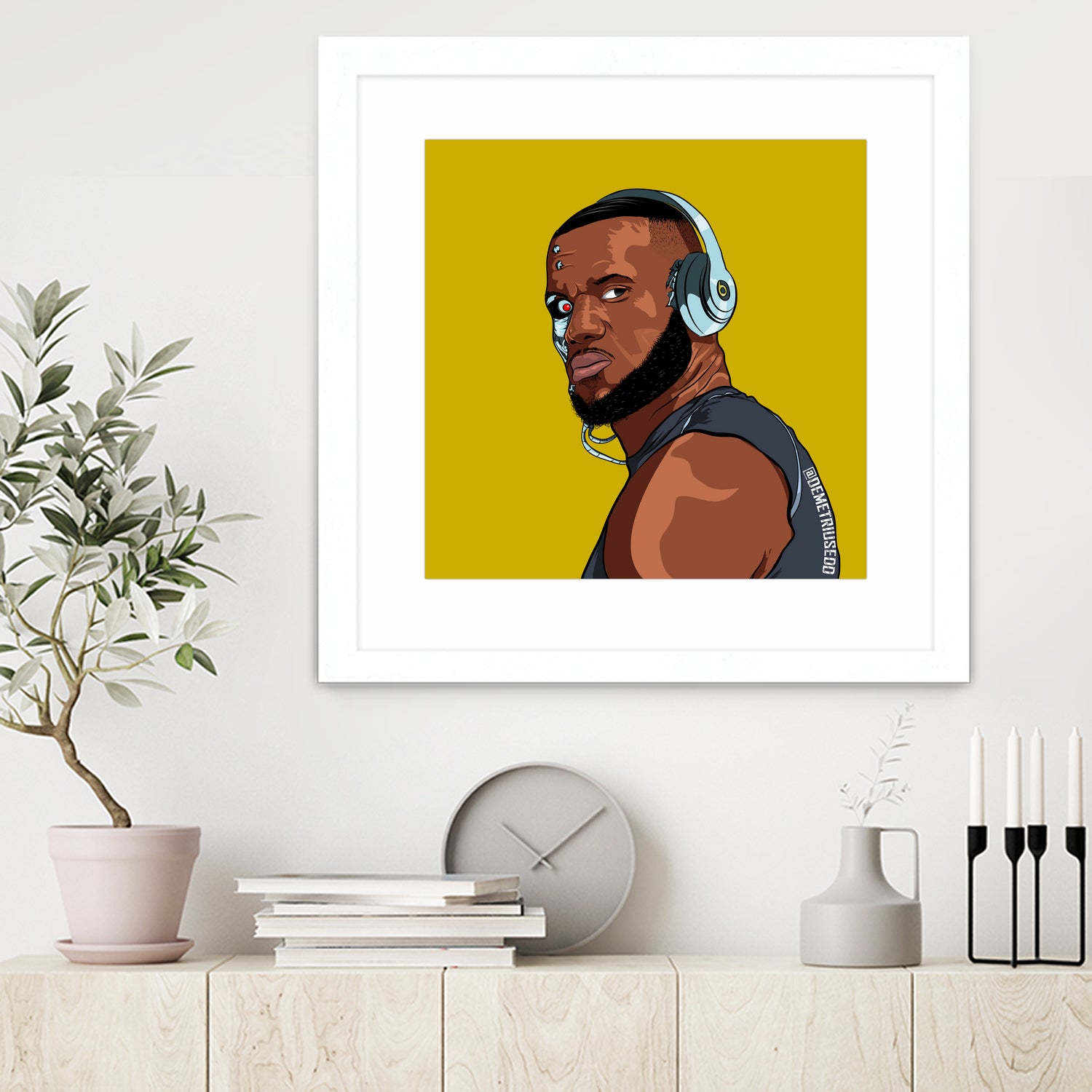 lebronjames by Ed Demetrius on GIANT ART - black digital drawing