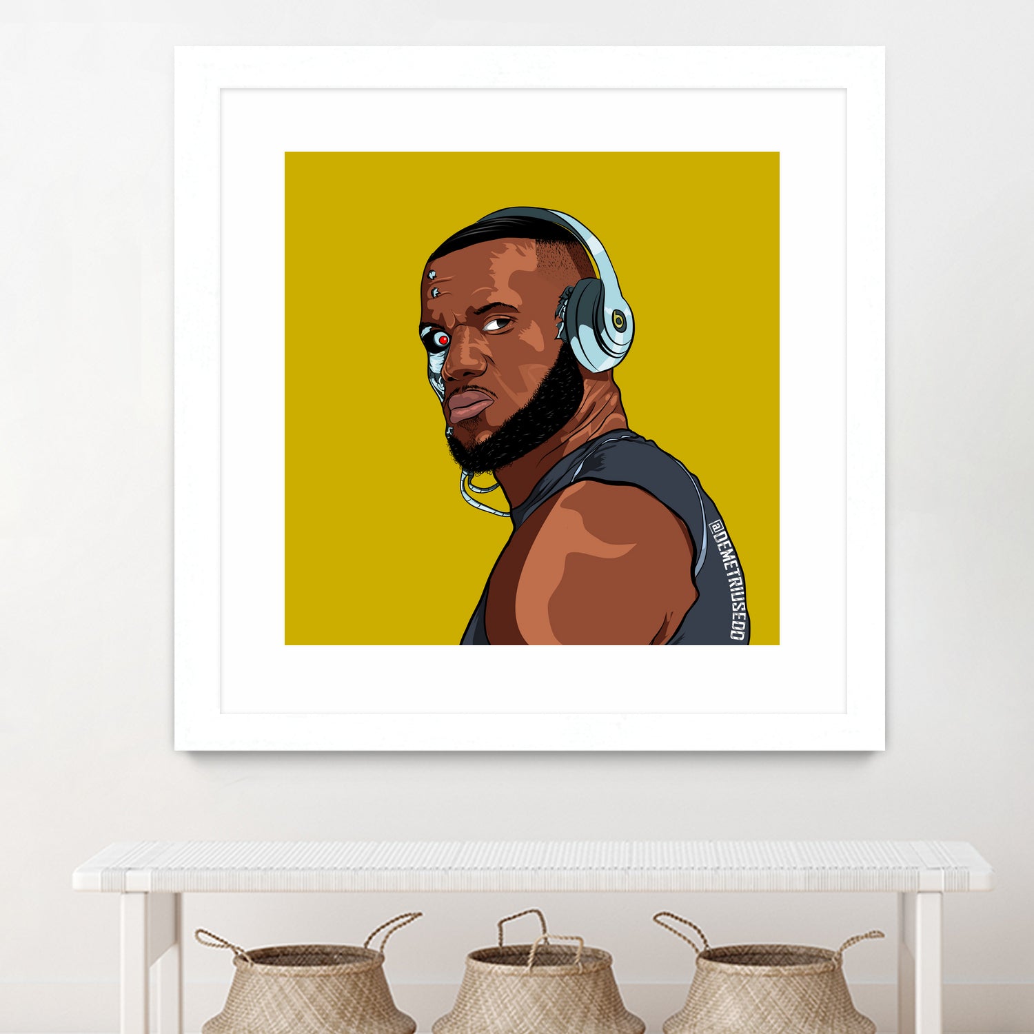 lebronjames by Ed Demetrius on GIANT ART - black digital drawing