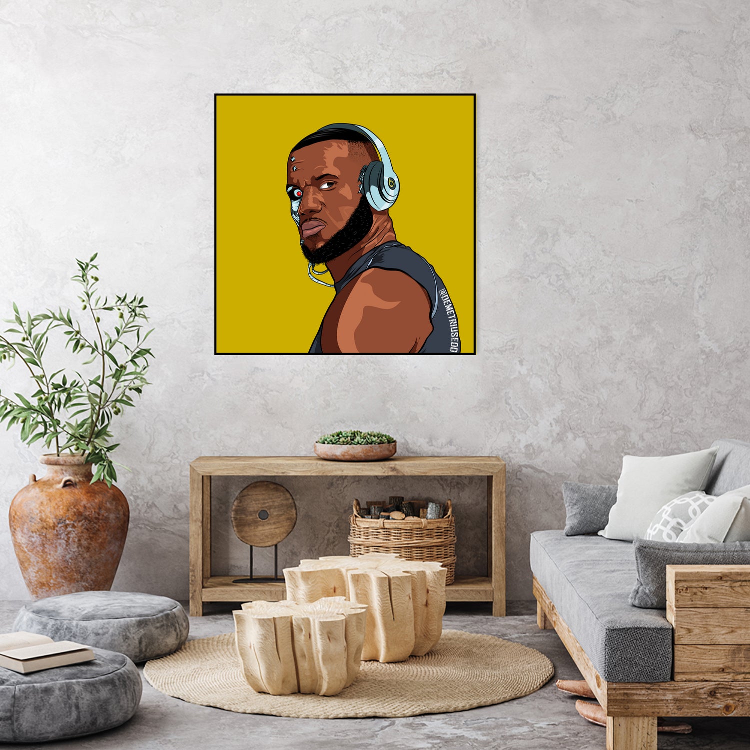 lebronjames by Ed Demetrius on GIANT ART - black digital drawing