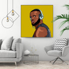 lebronjames by Ed Demetrius on GIANT ART - black digital drawing