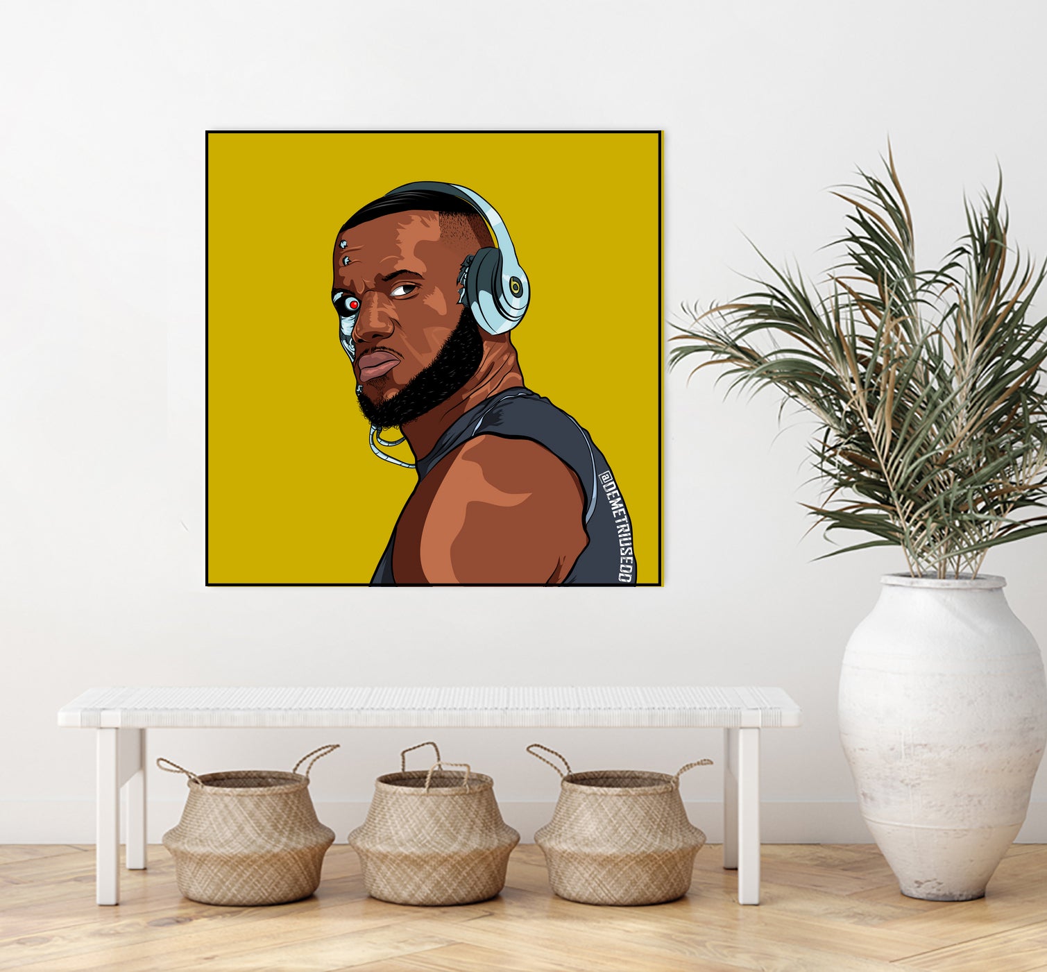 lebronjames by Ed Demetrius on GIANT ART - black digital drawing