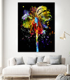 Palm Tree by Daniel Janda on GIANT ART - black mixed media